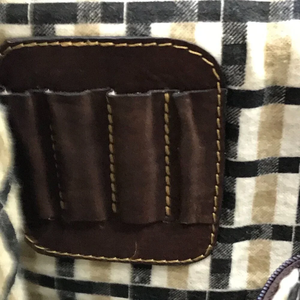 Vintage Rugero Brown Leather Messenger Bag Briefcase Removable Strap‎ Lock & Key